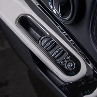 4pcs car windows control panel cover stickers moulding trim for mini cooper f54 f60 clubman countryman auto styling accessories