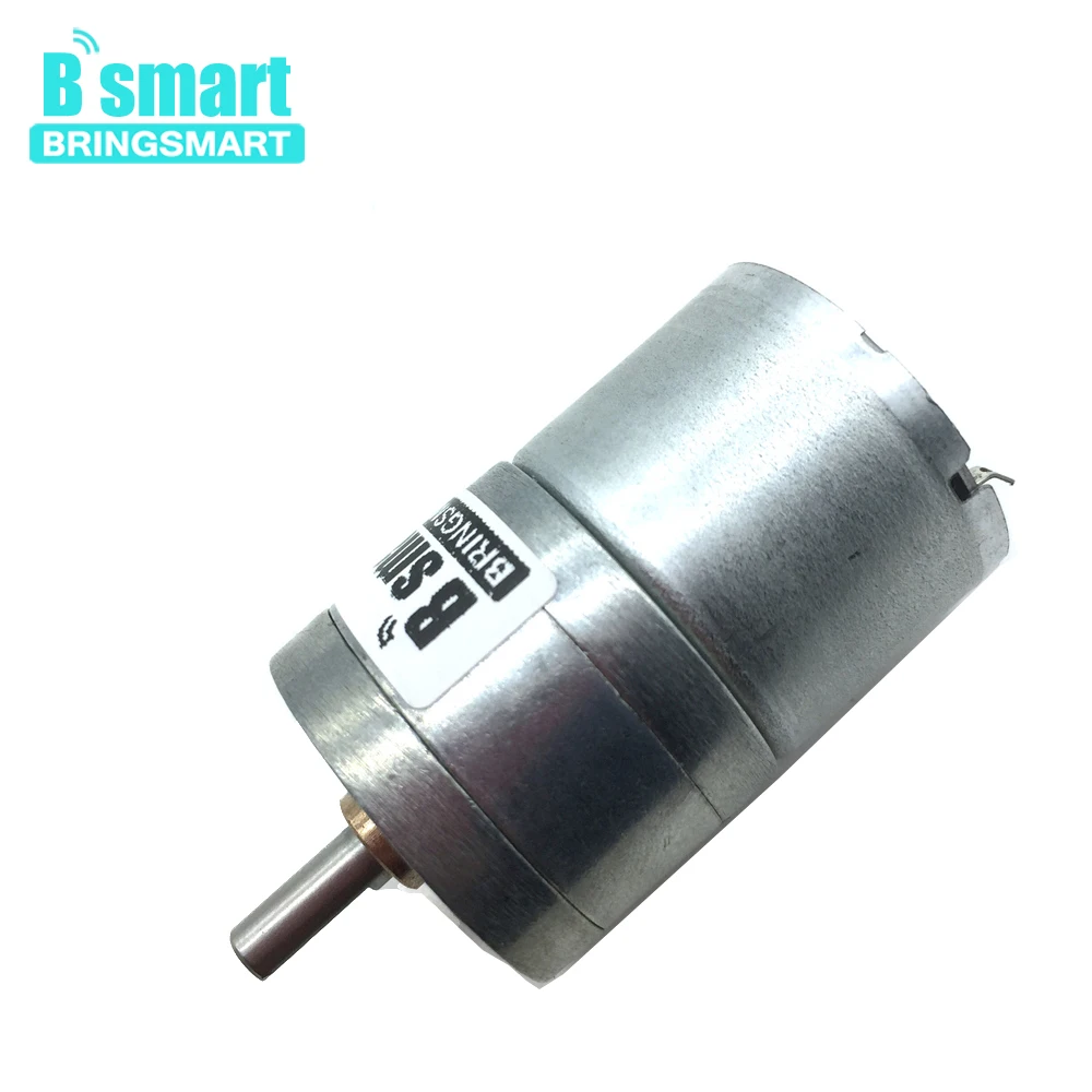 Реверсивный редукторный электродвигатель Bringsmart с высоким крутящим моментом 12 В