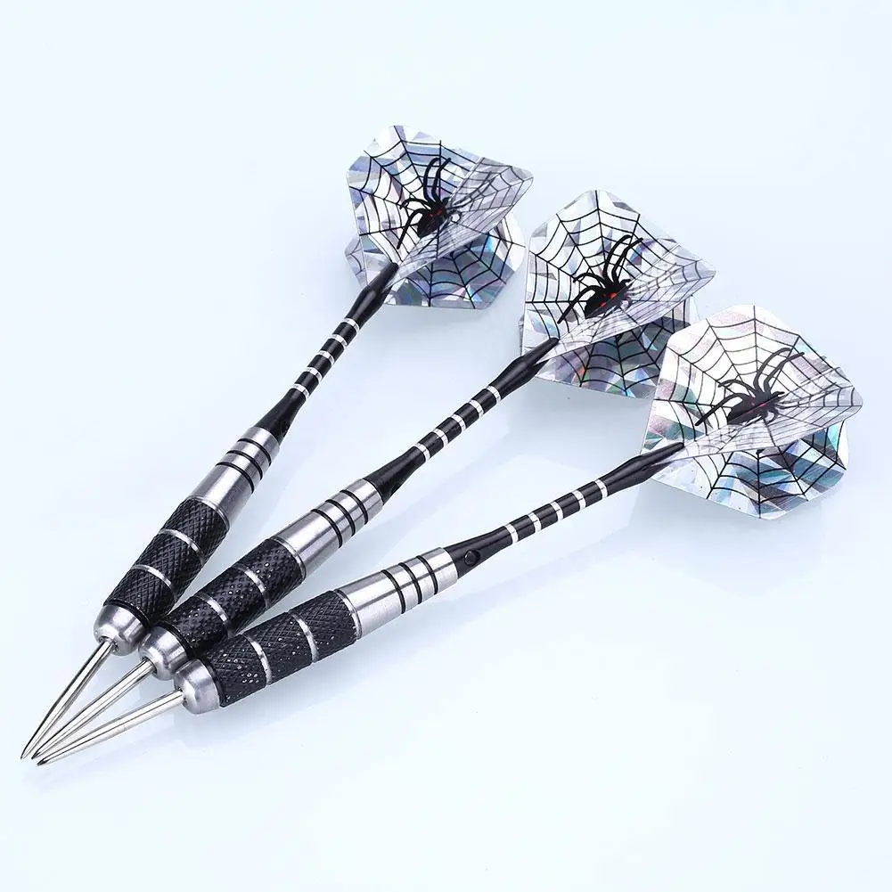

3pcs 22g Metal Darts Drop-resistant Pin-type Darts Sequin Needle Tipped Darts Aluminum Rod Flights Darts Sports Accessory