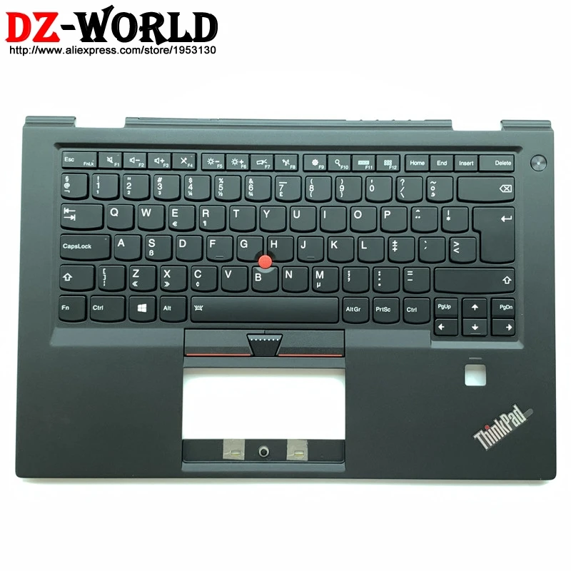 

Новая крышка с подставкой для рук, верхняя крышка с голландской клавиатурой NL с подсветкой для ноутбука Lenovo Thinkpad X1 Carbon 4th Gen 4 01AV207 01AV168