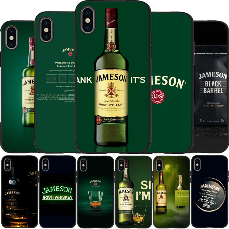 Чехол Jameson Irish Whiskey из мягкого силикона черного ТПУ для телефона чехол для iPhone 6 6plus 7 8 plus 5 5S SE X XR XS Max