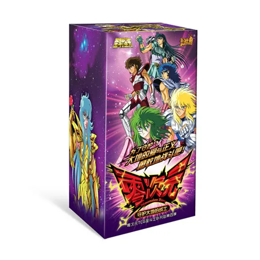Настольные игрушки для семейных игр Zero Saint Seiya 50 210 шт./упак. TCG рождественский