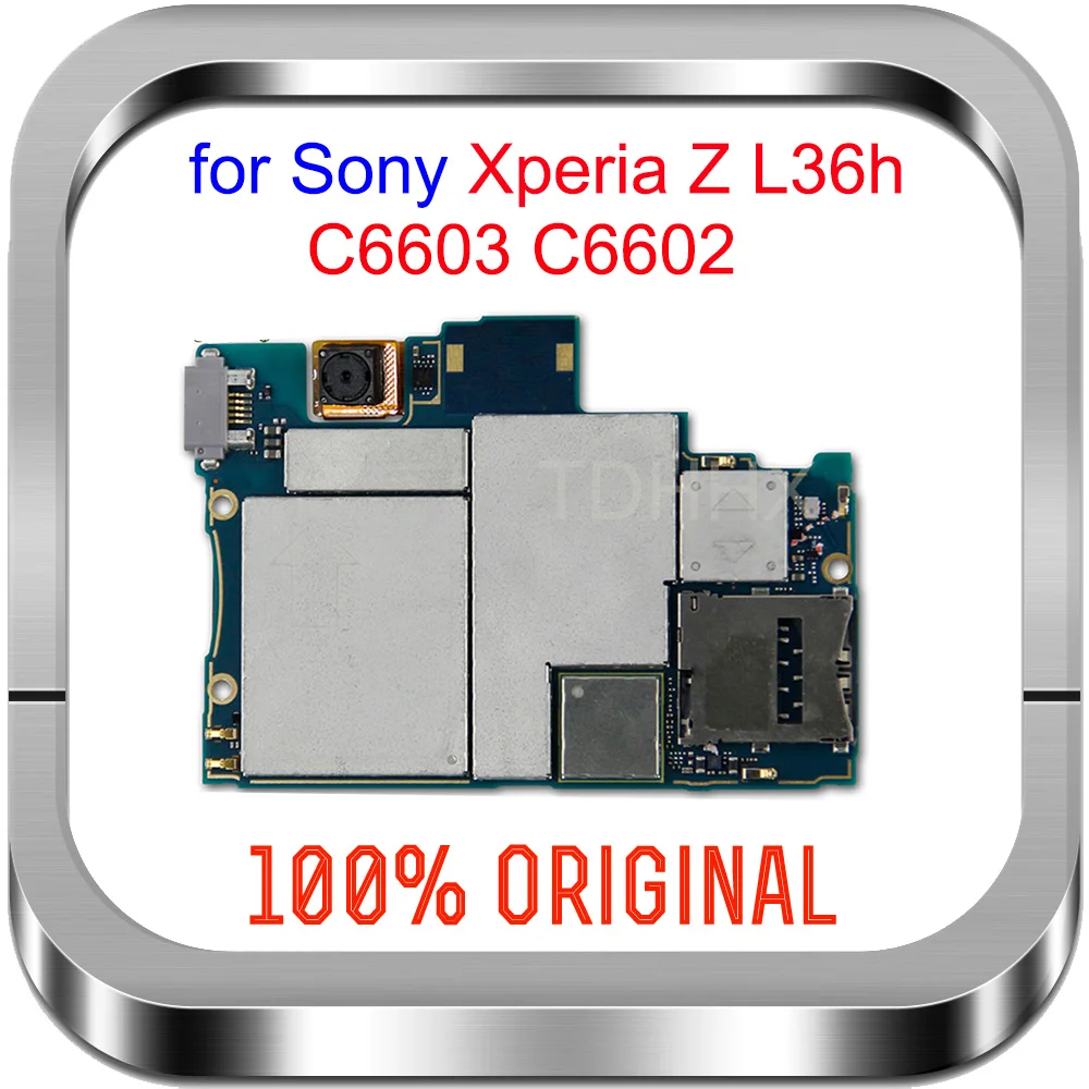 Европейская версия для материнской платы Sony Xperia Z L36h C6602 C6603 оригинальная