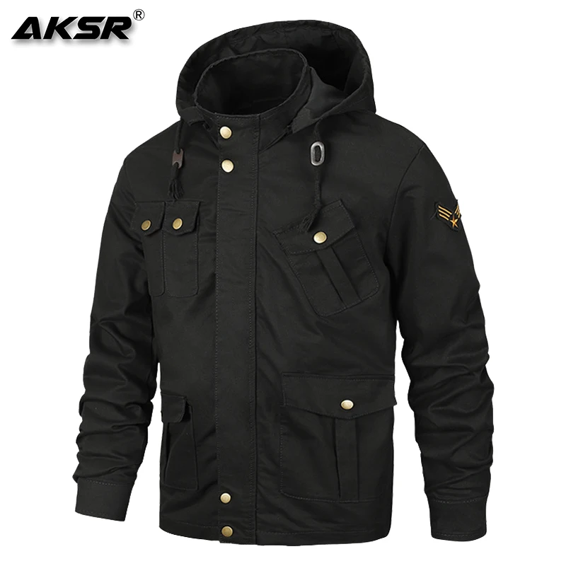 AKSR, мужская уличная куртка, ветровки, camarras Para Hombre, военная куртка, ткань, удобная, мягкая, дышащая и гибкая