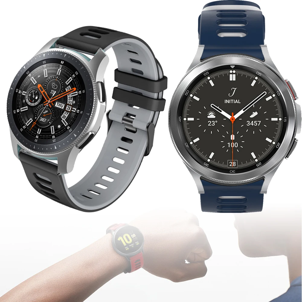 

Strap Watchband For Samsung Galaxy Watch4 40 44mm/Active 2 40/S2 S3/42MM 46MM/3 41 45mm Quick release Wristbands Bracelet Belt