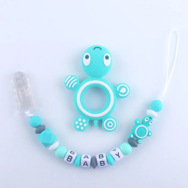 

Baby Pacifier Clips Newborns Beads Anti-lost Chain Toys Newborn Baby Dummy Pacifiers Clips for Teether Nipples Baby Shower Gift