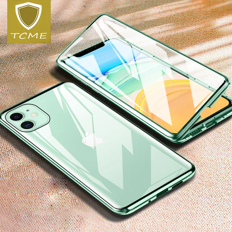 Роскошный противоударный двухсторонний чехол с полным покрытием 360 градусов для