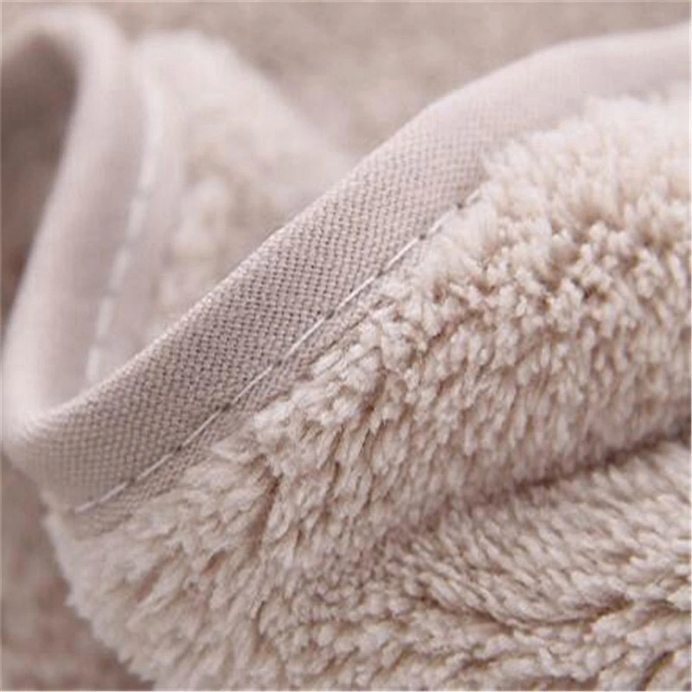 

1PC Soft Bowknot Coral Velvet Absorbent Hand Towel Cute Wipe Dishcloths Hanging Cloth Kitchen Tools Bathroom Accessories 30*33cm