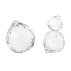 Прозрачная 40 мм граненая стеклянная Хрустальная шариковая призматическая люстра H  D, хрустальные детали подвесной светильник Ball Suncatcher, домашний декор