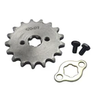 Передняя Звездочка ведущего счетчика 420 17T 17 мм 20 мм вездеход питбайк Lifan YX Loncin 125 140CC