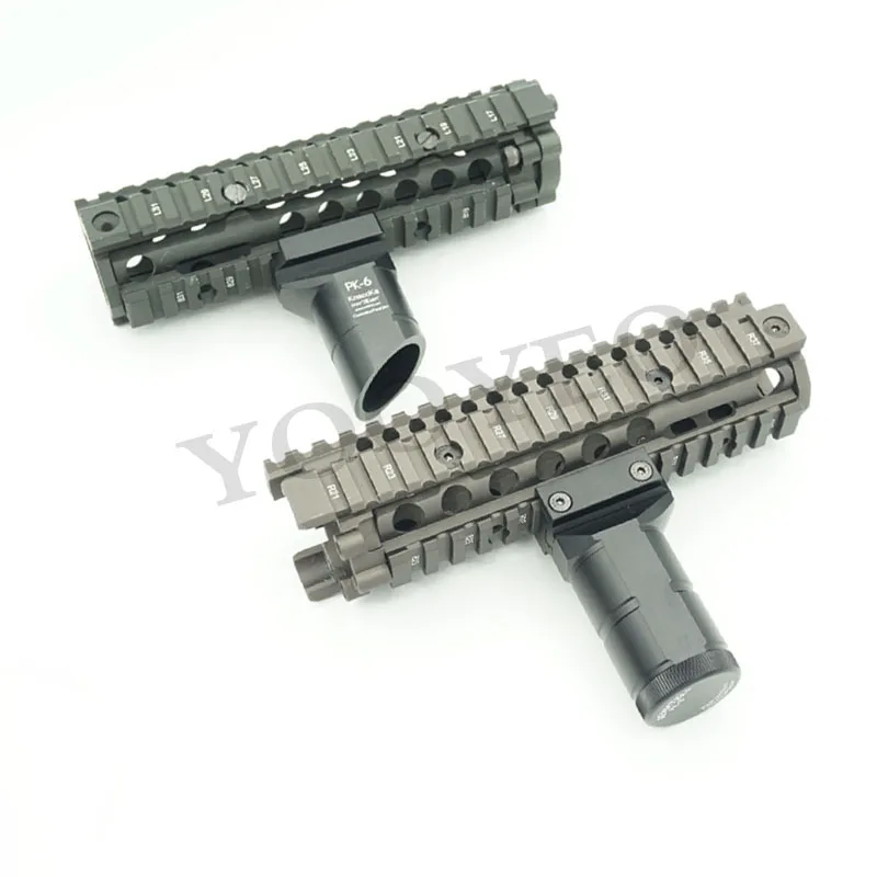 

Airsoft Accessories AR Handguard Grip CNC Picatinny Rail Metal 20mm PK-6 PK-0 Grip MK18 Handstop Outdoor Shooting Air Gun Parts