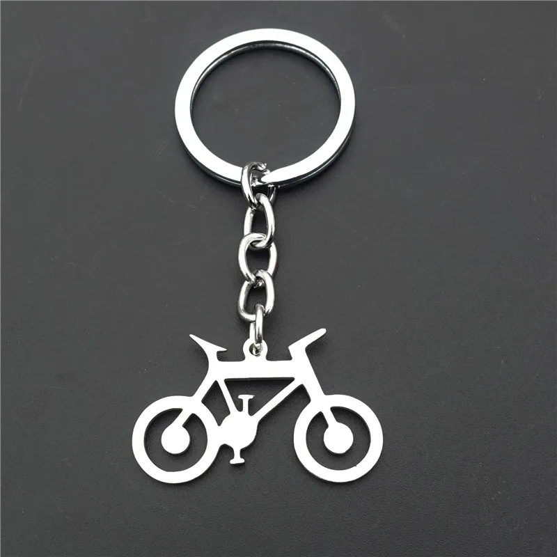 Модный велосипедный брелок из нержавеющей стали ювелирный брикет для мужчин и