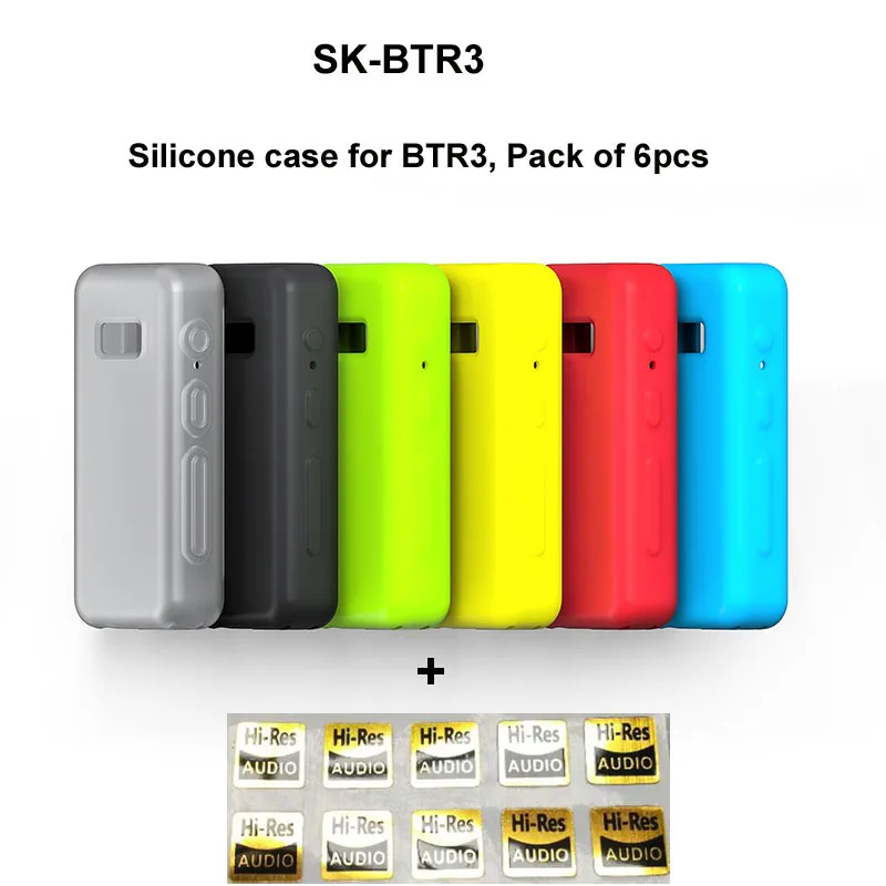 Бегущий верблюд 6 шт./лот для Fiio SK BTR3 силиконовый защитный чехол (упаковка из
