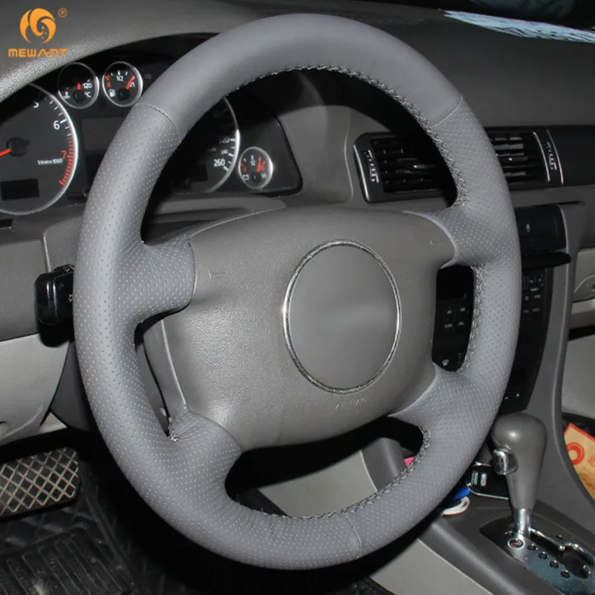 MEWANT темно-серое искусственное кожаное оформление для Audi A6 2000-2004 A3 2000-2003