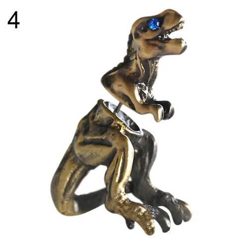 

1 Pc Women Earrings Punk Cool Dinosaur T-rex Earring Tyrannosaurus Rex Cute Dragon Stud Earrings kolczyki oorbellen