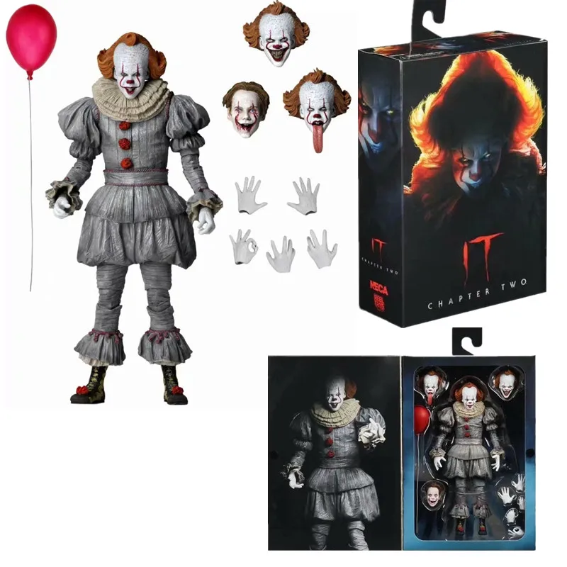 Фигурка пеннивайз 18 см NECA фигурка Глава 2 на Хэллоуин экшн-фигурка модель игрушка