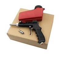90psi portable gravity sandblasting gun pneumatic tool small sand blasting spray gun adjustable sandblaster spray gun set