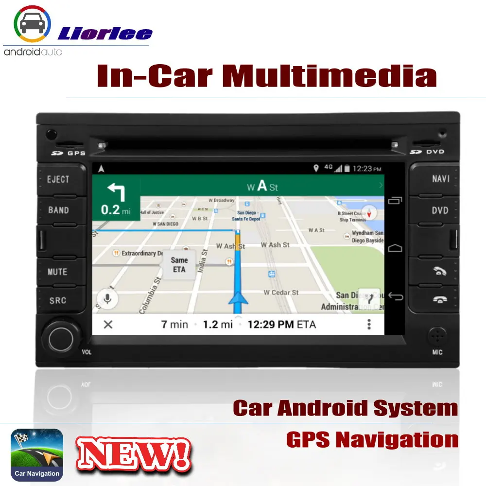 Для VW Polo MK4 2005-2009 Автомобильный Android DVD GPS плеер навигация HD экран Радио стерео