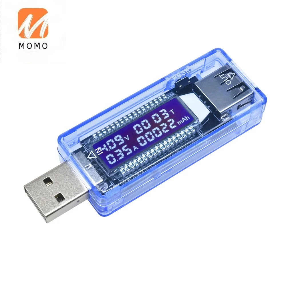 

LCD USB Charger Doctor Capacity time Voltage Detector Meter Battery Tester