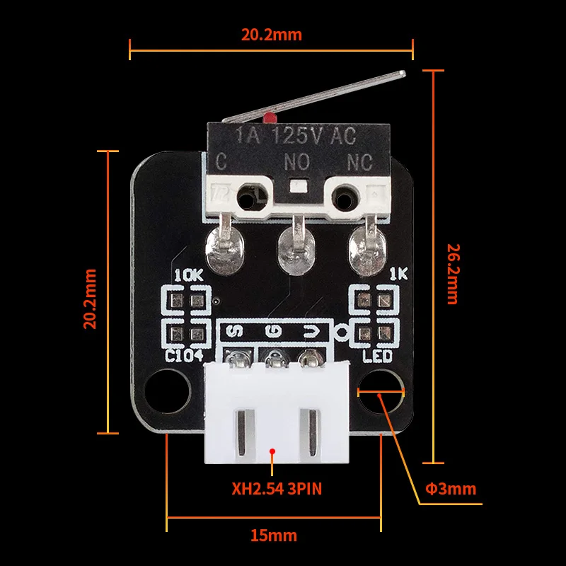 Концевой выключатель для 3D-принтера блокировка конца механический модуль