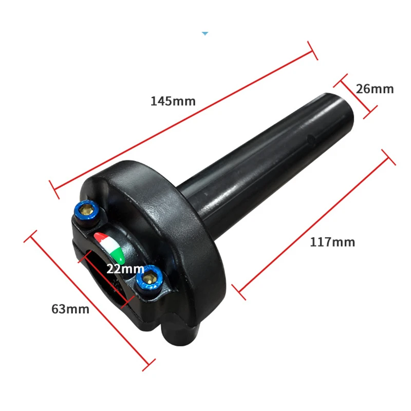 

Motorcycle 22mm Large Discharge Capacity Quick Throttle Grip Shift Handle Acceleration Handle For Motorcycle Handle Accessories