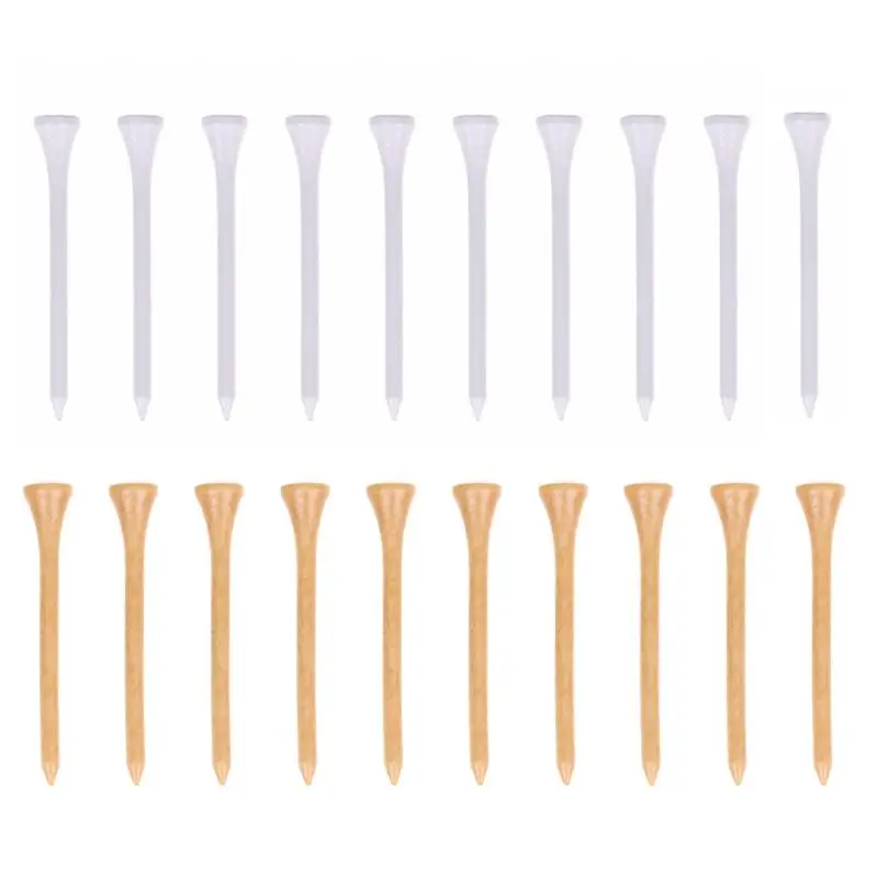 10 шт./лот деревянные футболки для гольфа спортивные развлекательные аксессуары