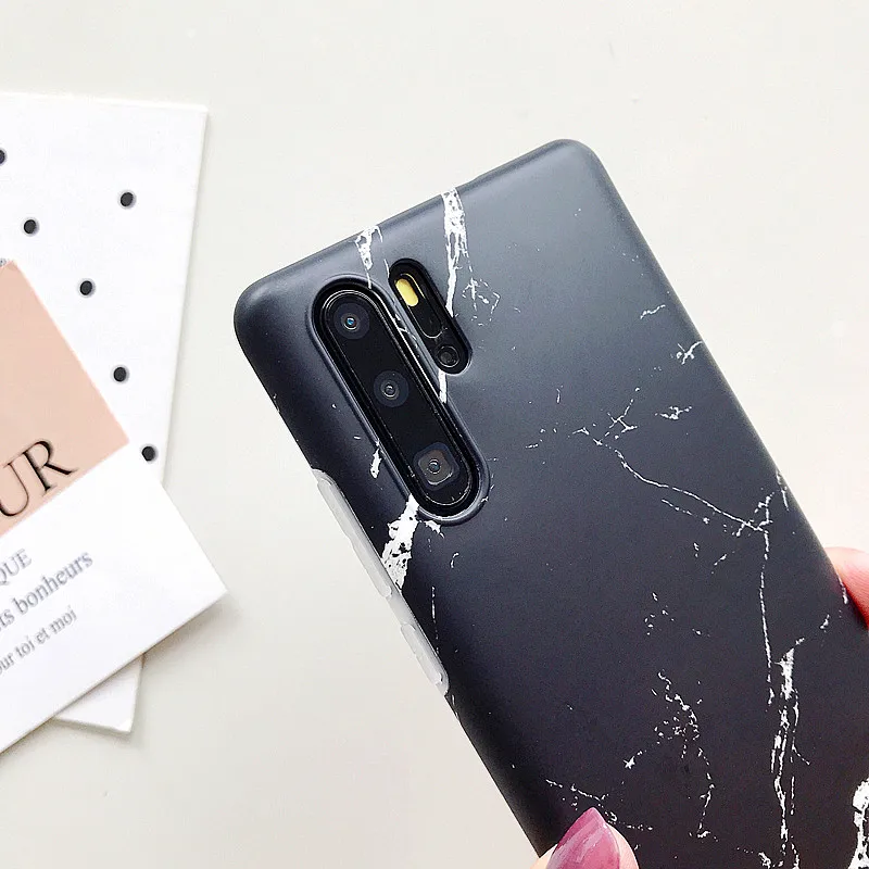 Матовый мраморный чехол для телефона Huawei Mate 20 30 Lite Pro матовый мягкий