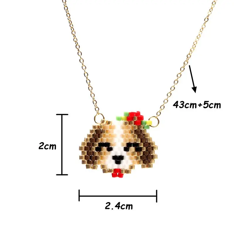 Ожерелье с кулоном Миюки FAIRYWOO в виде щенка лучшего друга уникальные ювелирные