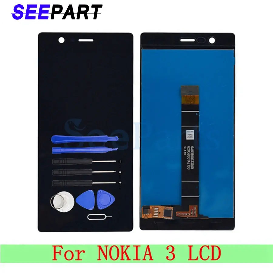 Для Nokia 3 ЖК дисплей сенсорный экран дигитайзер сборка для LCD Nokia3 TA 1032 Ремонт