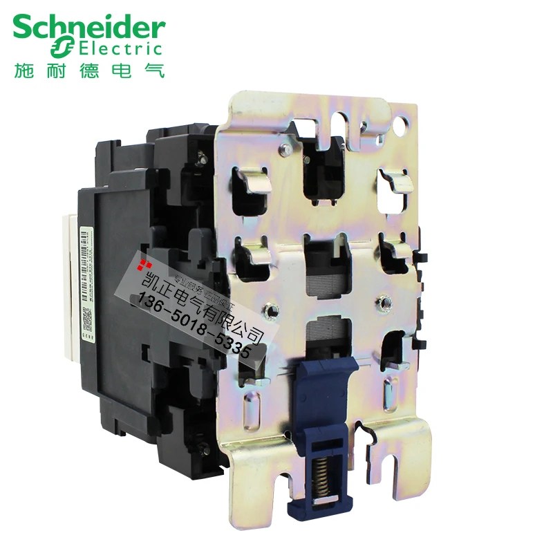 

Подлинный контактор переменного тока Schneider LC1D80 AC220V Фотолюминесцентная нагрузка 37KW / AC380V LC1D80M7C