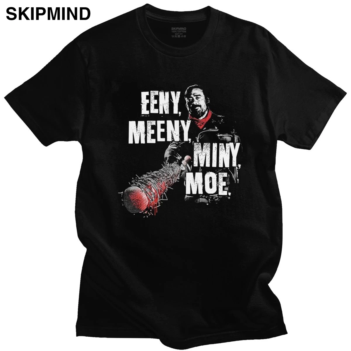 Футболка мужская в винтажном стиле мягкий хлопок с изображением ходячих