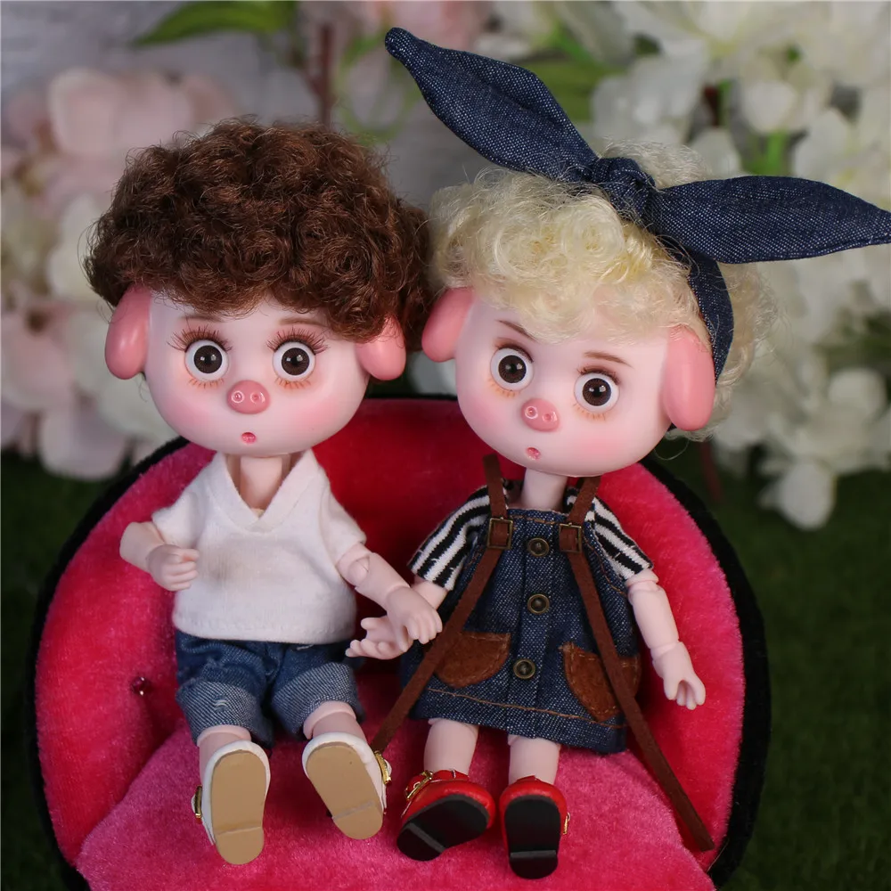 DBS Dream Феи 1/12 BJD 26 шарнирное тело 14 см DODO PIG симпатичная детская Подарочная коробка