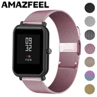 Ремешок для часов Amazfit Bip GTS 2 mini, металлический ремешок для Xiaomi Amazfit Bip S Lite GTR 47 Pace Stratos Bip U, 20 мм