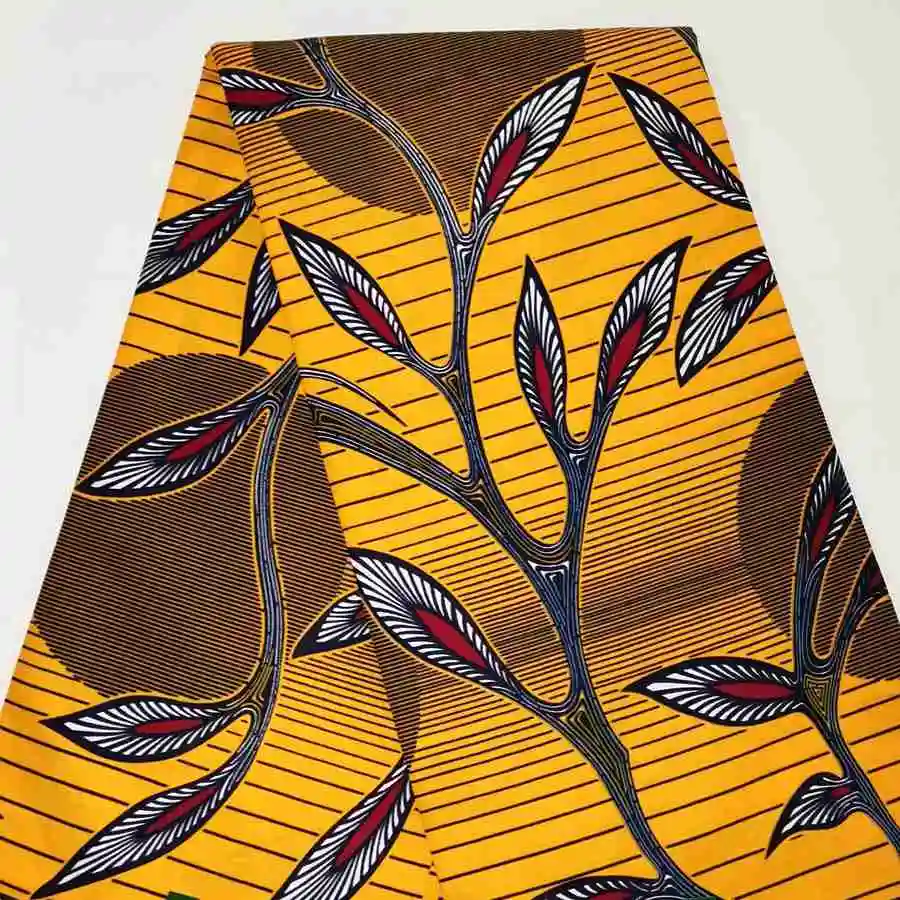 Новая лучшая африканская вощеная ткань принты 100% хлопок бинта батик 6 ярдов