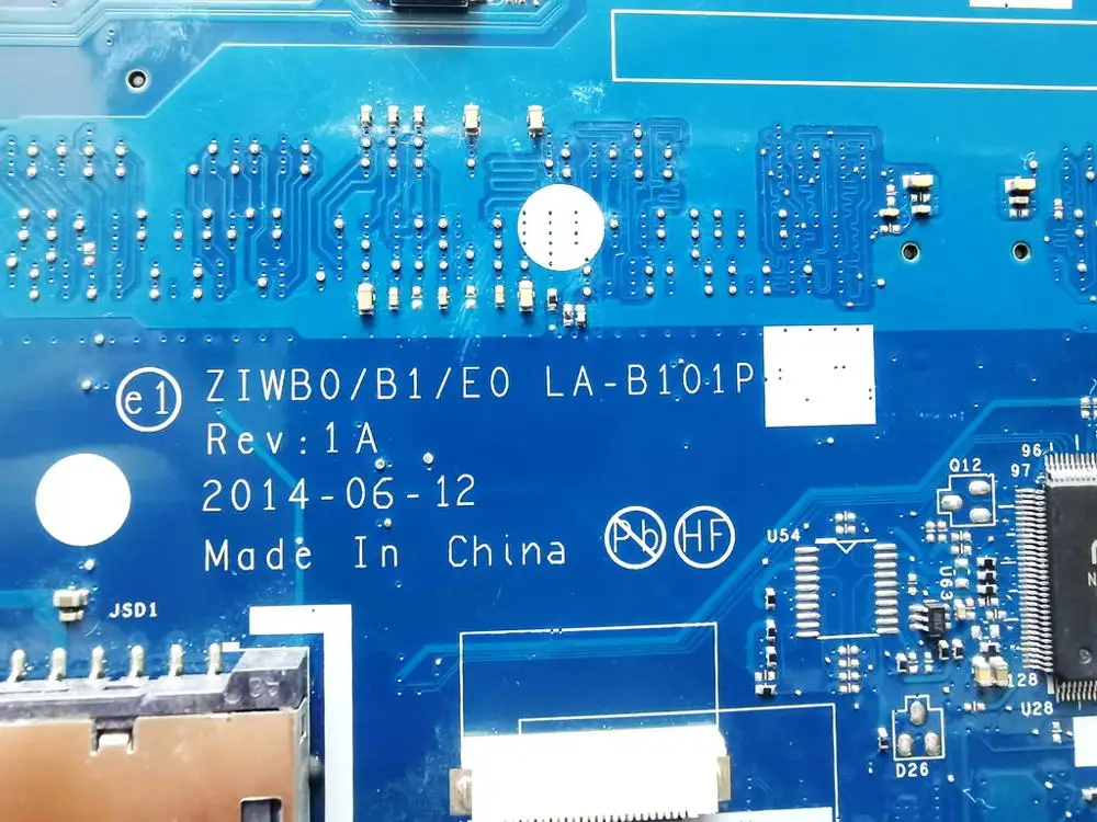 Оригинальная материнская плата для ноутбука Lenovo B50-30 N2840 GF820M 1 ГБ ZIWB0 B1 E0 LA-B101P
