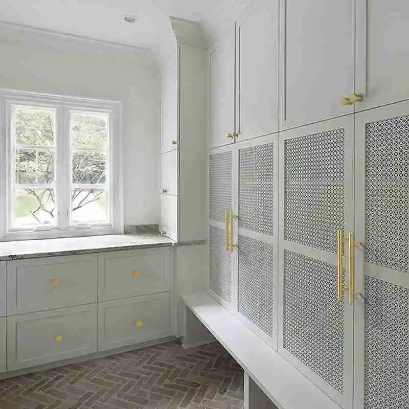 

Gold Simplicity Nordic Brass Door Drawer Handle Tool Pulls Accessories Install Wardrobe Cabinet N6M6