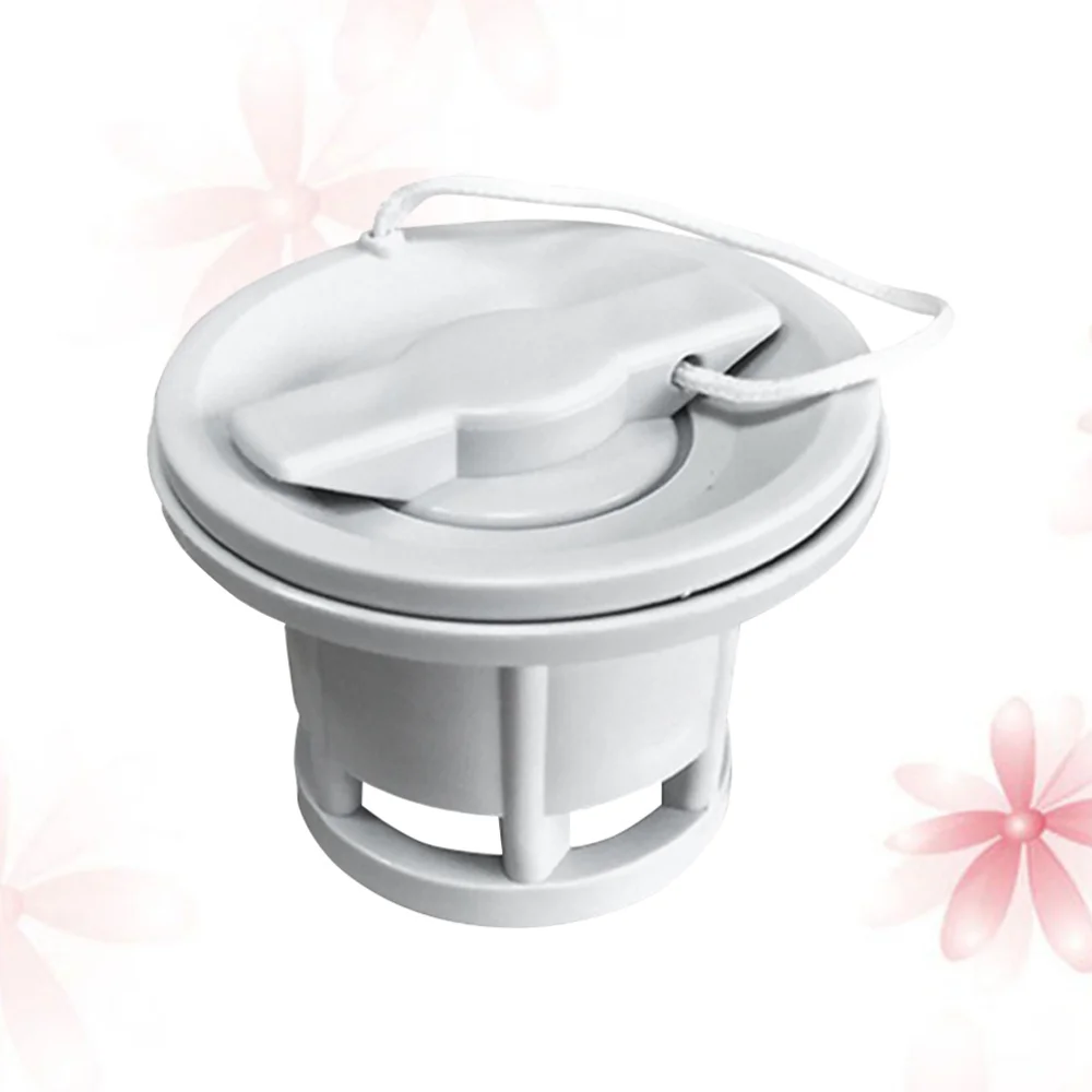 

6 Holes Inflatable Boat Raft Boating Drifting Canoe Air Adapter Cap Air Nozzle (Grey)