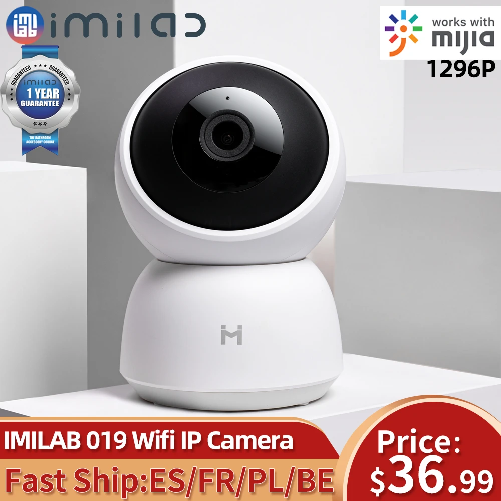 

IMILAB 019 Xiaomi домашняя камера безопасности Wifi 2K HD Ip внутренний монитор для домашних животных датчик детского плача Обнаружение движения 360 ° ви...