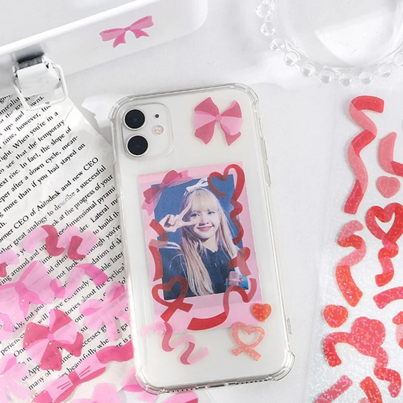 

DIY Diary Album Scrapbooking Memo Pad Stationery Sticker PVC Laser Stickers