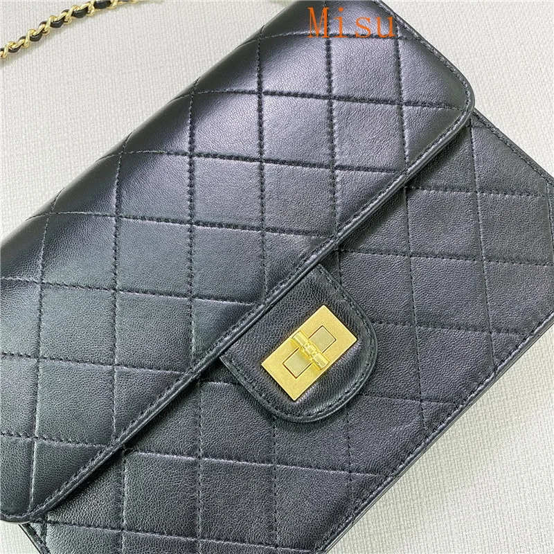 

Luxury Style Women Small Mini Flap Handbag Rhombus Messenger Bag Women Real Leather Shoulder Bag with Chain Lady Coin Purse Bag
