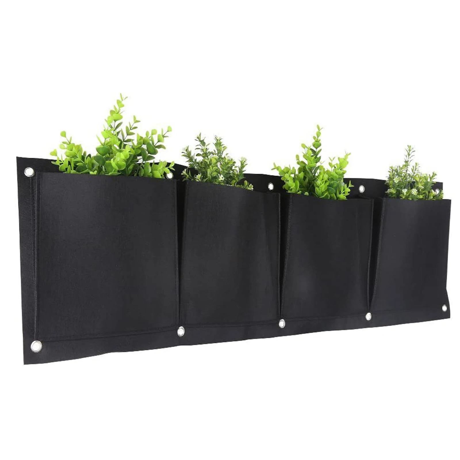 

4/12/36 Pockets Green Grow Bags Planter Vertical Garden Vegetable Living Garden Bag Seedling Wall Hanging Planter Growing Bags