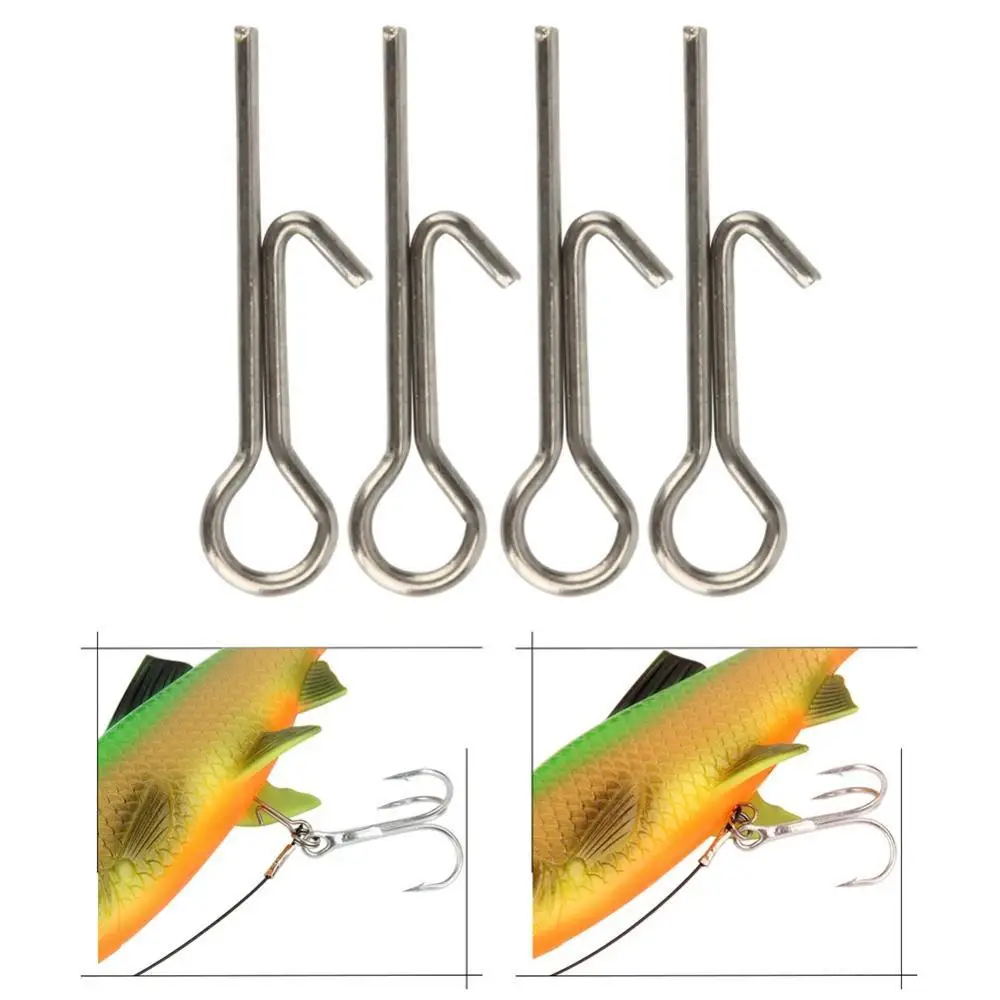 

New 100PCS/Lot 19mm Fishing Hook Connecting Pins Needle Fixed Lock Assist Soft Lure Fishing Accessories Tools Dropshipping