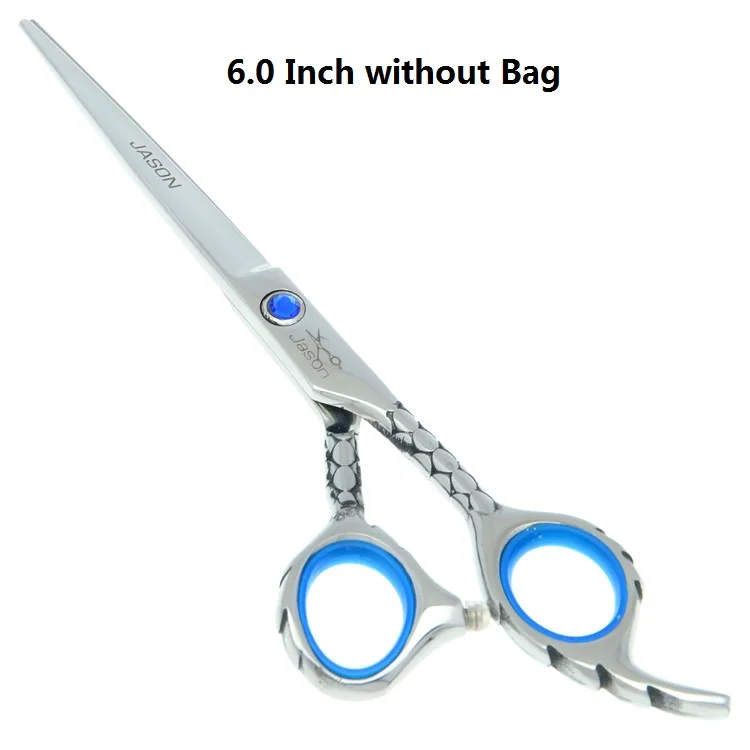 LZS0730 60 no bag Jason 5," 6,0" ножницы для волос Японские Стальные прореживающие Ножницы Профессиональные парикмахерские Tesoura набор с расческой LZS0311 - Цвет: LZS0730 60 no bag