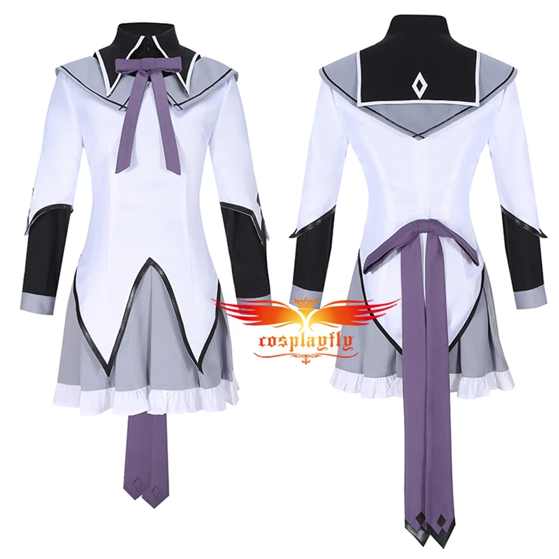 Костюм для косплея Puella Magi Madoka Magica Homura Akemi взрослых и женщин платье лавандового