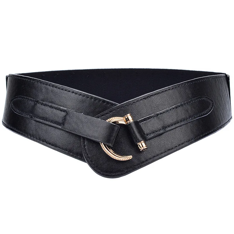 Женский простой пуховик с широким поясом и украшением в виде кольца для женщин