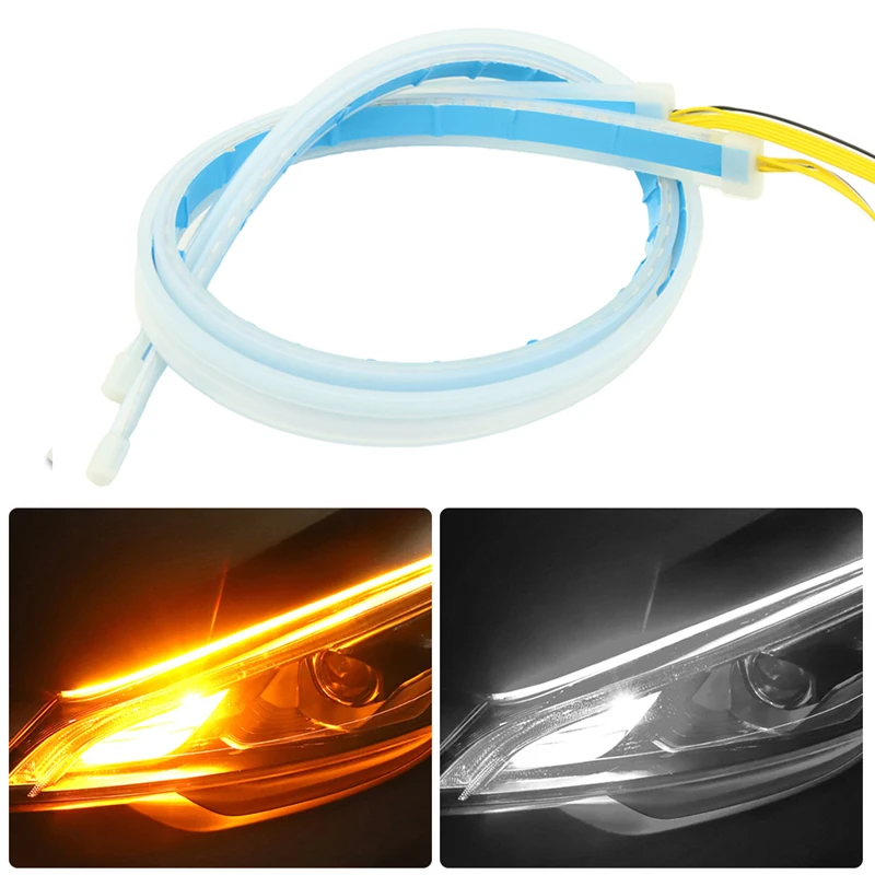 Автомобильные тонкие гибкие дневные ходовые огни для bmw audi polo insignia q5 mg6 lexus ct200h ford