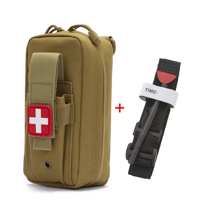 

Molle Ifak Pouch Single-Handed Operation Tactical EMT Medical Pouch withTourniquets Medical Bag Outdoor EDC Survival Tool Pack
