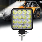 2 шт., Автомобильные светодиодные фасветильник 48 Вт 16 светильник