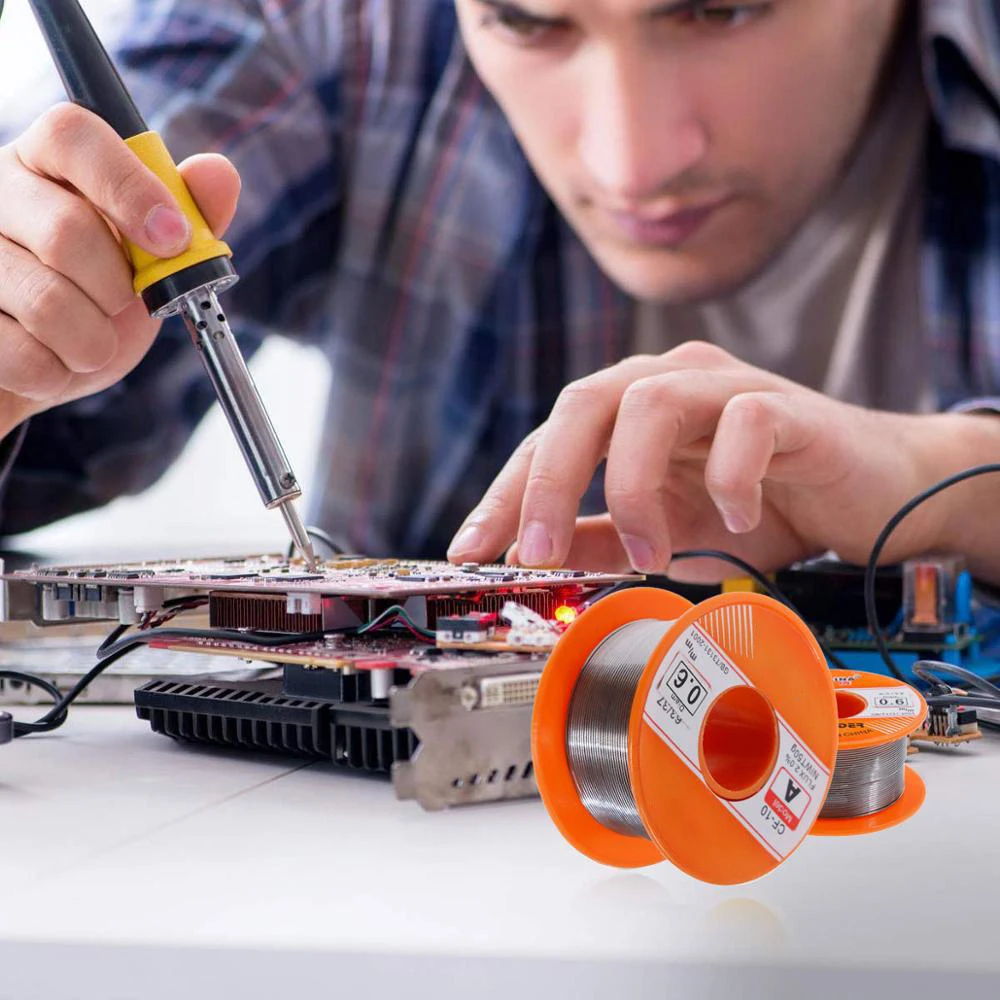 Оловянно-свинцовый оловянный припой с канифольным ядром 0 6/0 8/1/1 2/1 5 мм 63/37 флюс