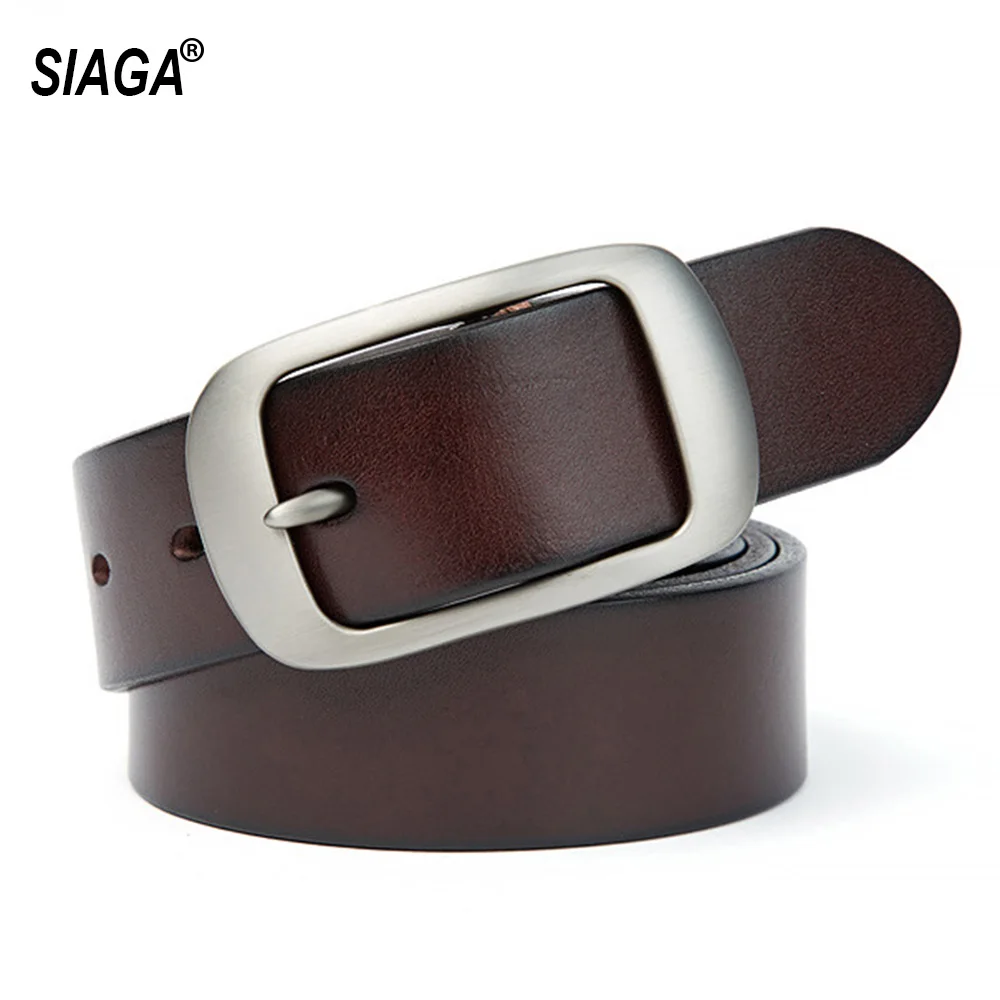 Ремень из натуральной воловьей кожи в стиле ретро|Женские ремни| |